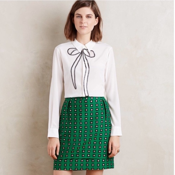 Anthropologie Dresses & Skirts - HD in Paris Garden Glimmer Skirt 4